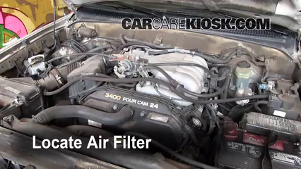 Cabin Air Filter Replacement: 1997 Toyota 4Runner Limited 3.4L V6
